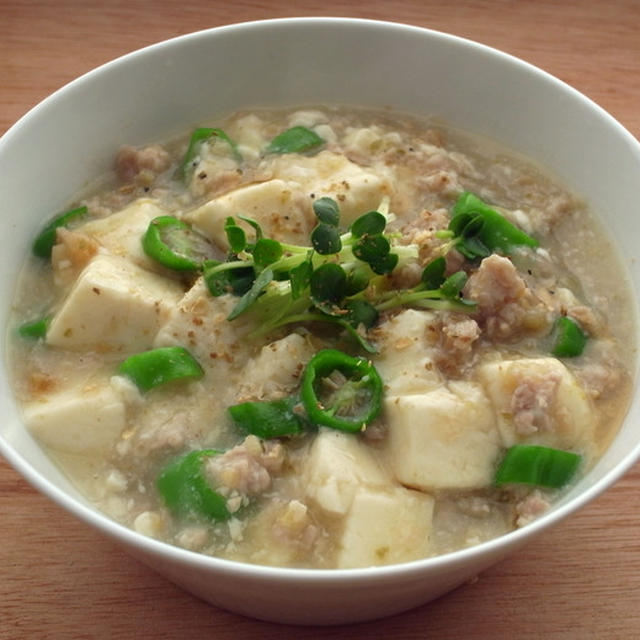 ゆずこしょうで麻婆豆腐風