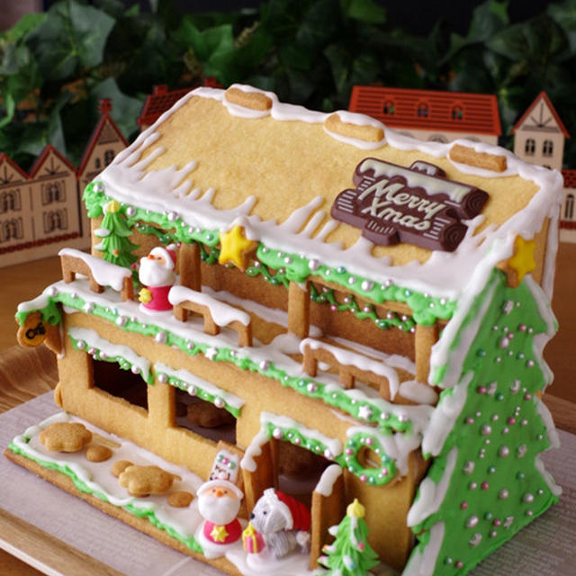 今年のクリスマスのヘクセンハウス お菓子の家 ２０１５年はサンタカフェです 御礼 By めろんぱんママさん レシピブログ 料理ブログのレシピ満載