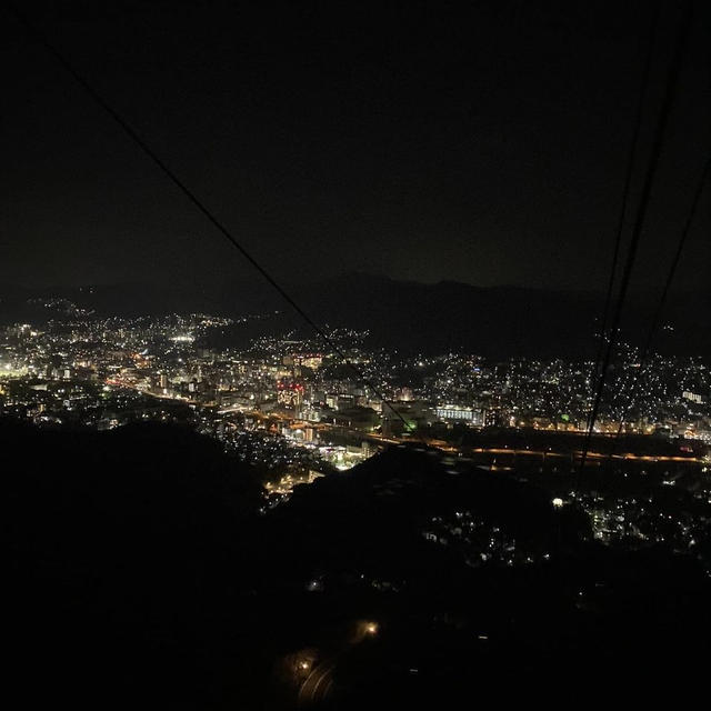 情緒ある長崎へ（３）長崎ロープウェイで世界新三大夜景楽しむ❤️