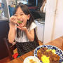 卵がすべってうまく食べられないよ〜！！