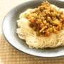 定番にあきたら♪ドライカレーそうめん＆梅の土用干し