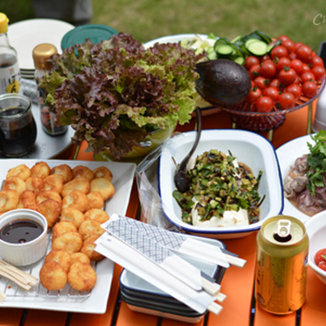 おうちBBQ。～梅雨なのに夏日和！