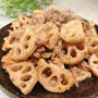 黄金比で簡単！豚こまとレンコンのシャキシャキ甘辛照り焼き炒め