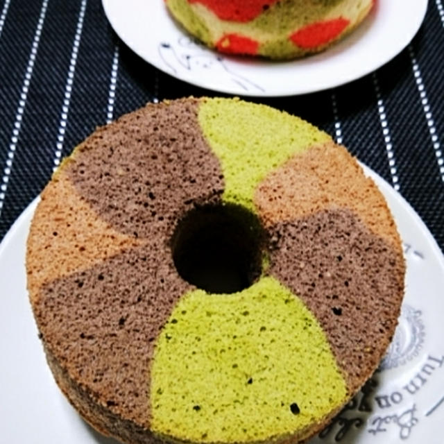 カラフルシフォンケーキ