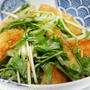 焼き長芋と水菜のワサビぽん酢和えの簡単レシピ