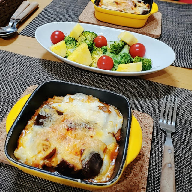 お昼ごはん＆間食&ダラダラと晩ごはん作りました‥