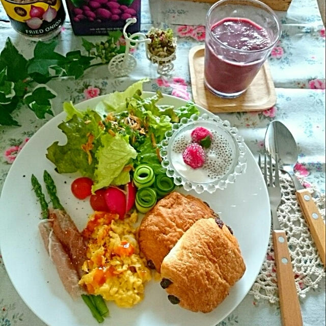 コストコのミニパンオショコラで朝ごはん～♪