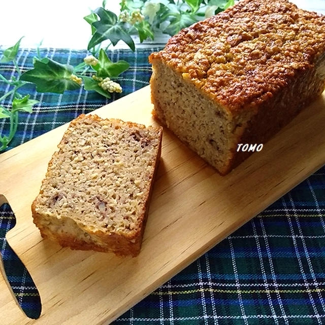 小麦粉不要♪オートミールで！オートミールのバナナケーキ