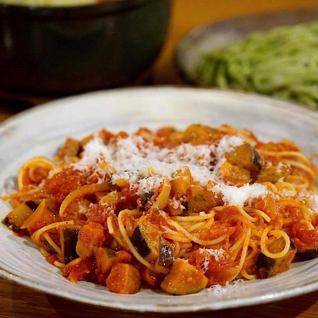 きのうの献立メモ。パスタと野菜スープ定食（2021.1.28）