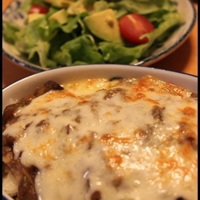 カレーの残りで簡単に♪
