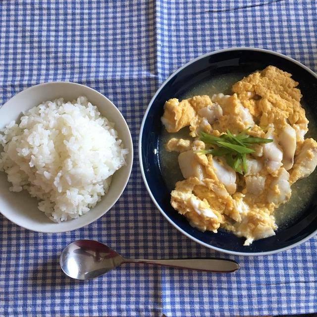 【たら】肉厚な時に食べたい「卵とじ」