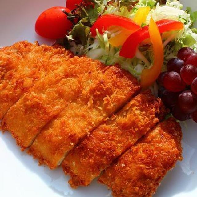 サクサクとんかつ晩ごはん