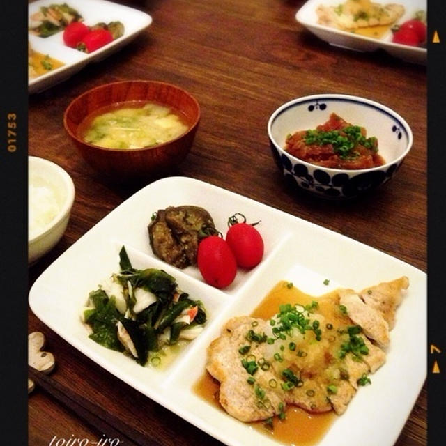 夕食とか。