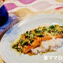 「焼き秋鮭の貝割れソースがけ」♪　Baked Salmon with Radish Relish