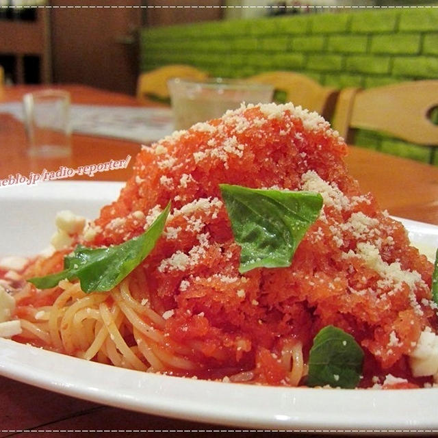 かき氷パスタ☆赤坂･生パスタバカの店『パストディオ』