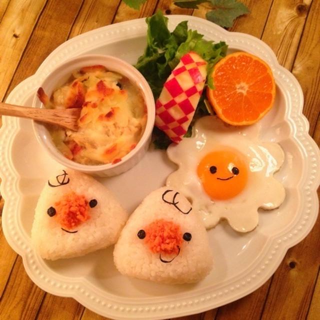 鮭おにぎり＊あさごはん
