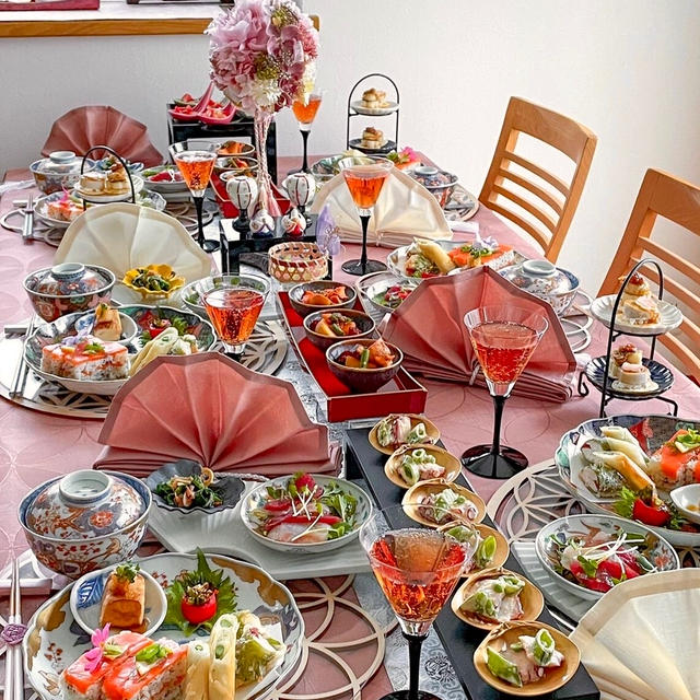 雛祭りレッスン4日目でした♪お料理とデザート