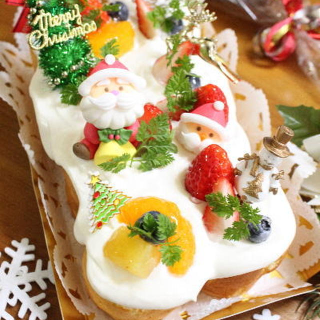 子供と作るクリスマスロールケーキ レシピ By Chococoさん レシピブログ 料理ブログのレシピ満載