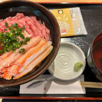 東京駅で白エビを食べました☆