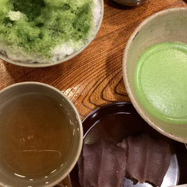 赤福氷のお付き合い