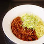 大豆のお肉でジャージャー麺