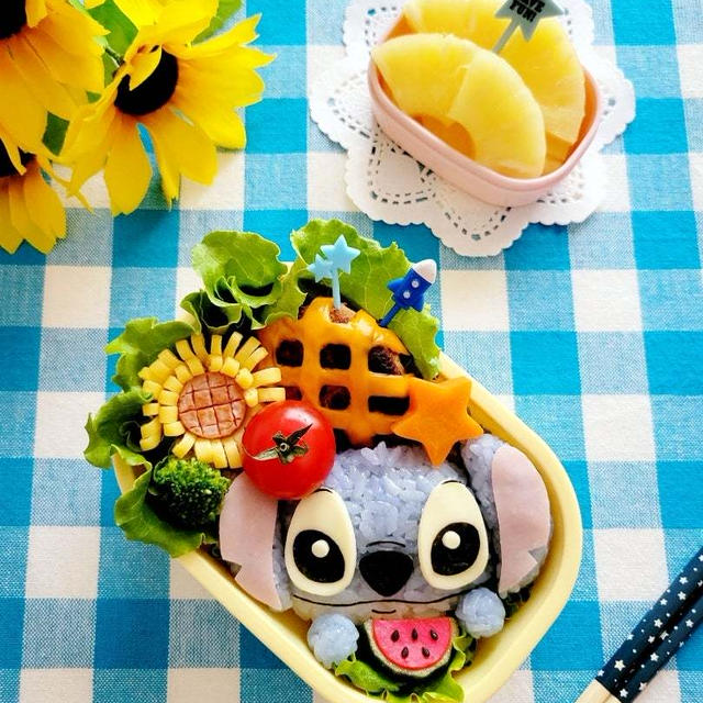 映画が公開☆スティッチキャラ弁★