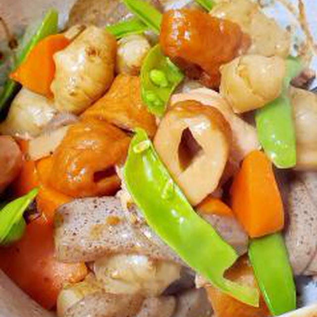 菊芋と鶏肉の煮物
