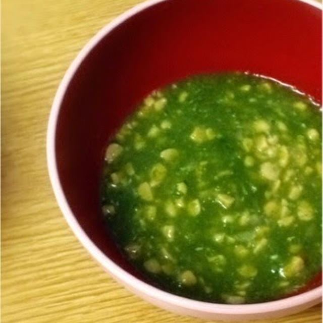 122日目-3　三倍粥70g+納豆15g+野菜ペースト+ごぼう5g+一番だし+味噌