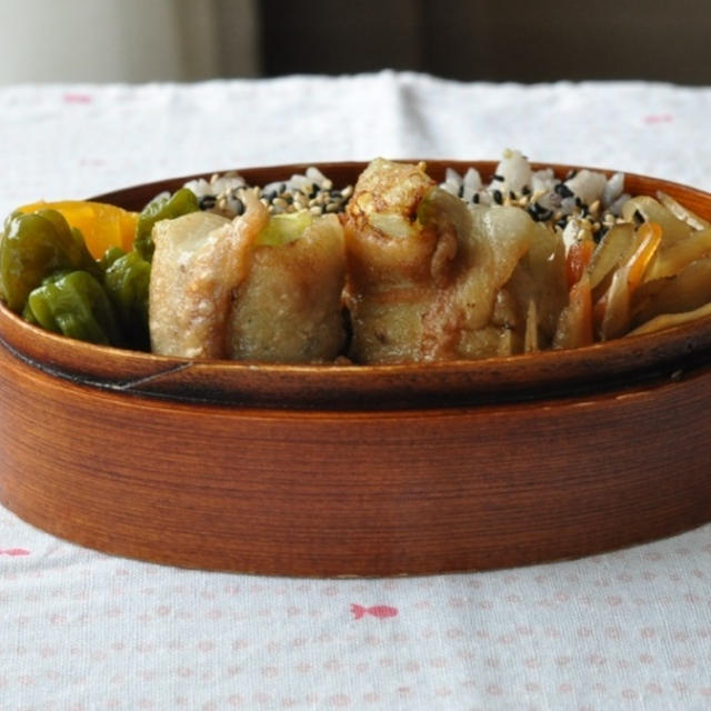 レタスのタルタル豚巻き弁当。