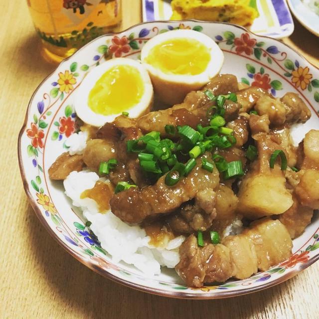 シャトルシェフで作る魯肉飯（ルーローファン）