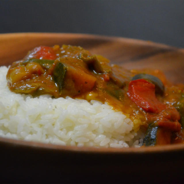 ラタトゥユからのベジタブルカレー