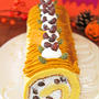 かぼちゃと大納言のハロウィンロールケーキ☆新築祝い