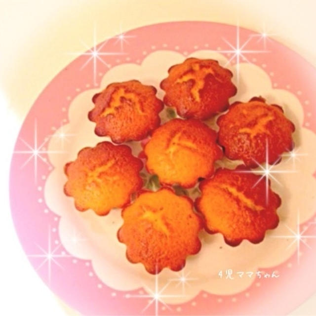簡単・はちみつレモンカップケーキ☆レシピ