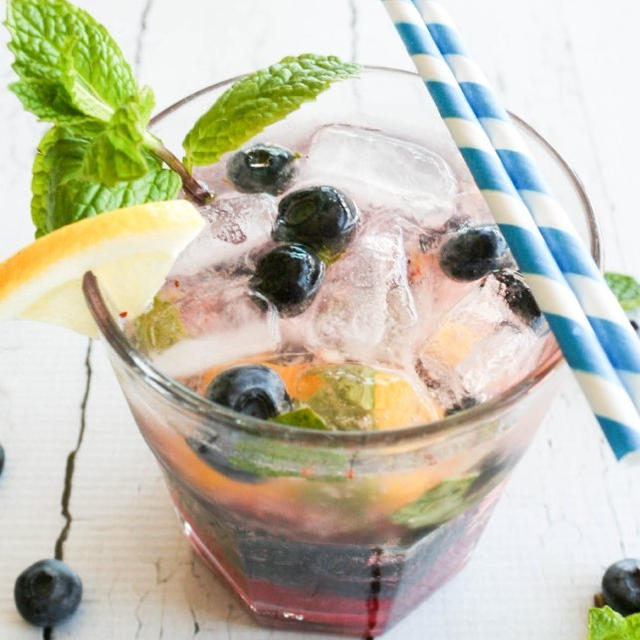 Blueberry Lemon Mojito