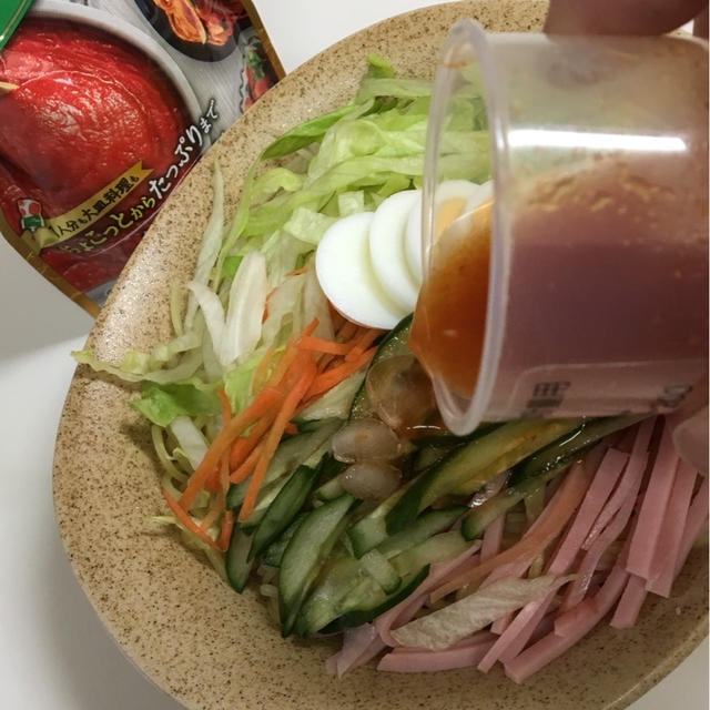 デルモンテ　トマト・ソースdeサラダ すぅぷ麺☆☆☆