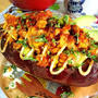 丸ごとさつまいもグラタン！焼き芋のミートグラタン