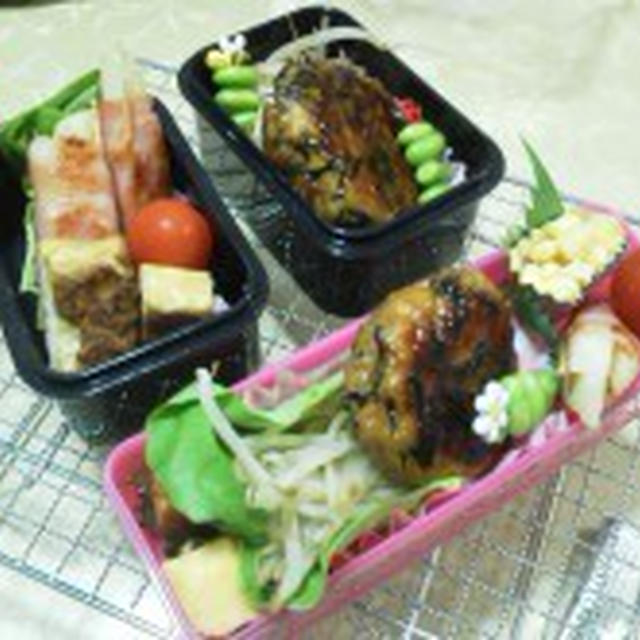 ひじき入りつくねハンバーグ弁当