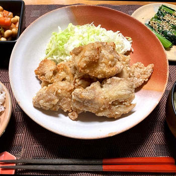 塩唐揚げ＆塾長先生に褒められる(o^^o)