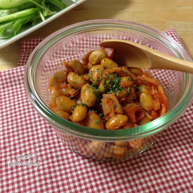 小さいおかず パプリカとチリパウダーで 大豆の常備菜 By Naocoさん レシピブログ 料理ブログのレシピ満載