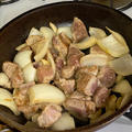 豚カレー用肉、漬け置きをフライパン焼き