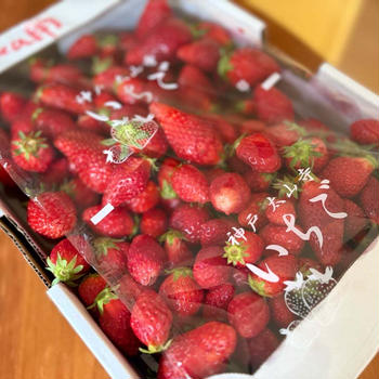 地元神戸のいちご　太山寺いちごでジャムをつくりました。