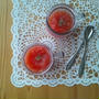 トマトのガスパチョ風冷静スープ