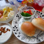ネオバターロールと朝ごはん