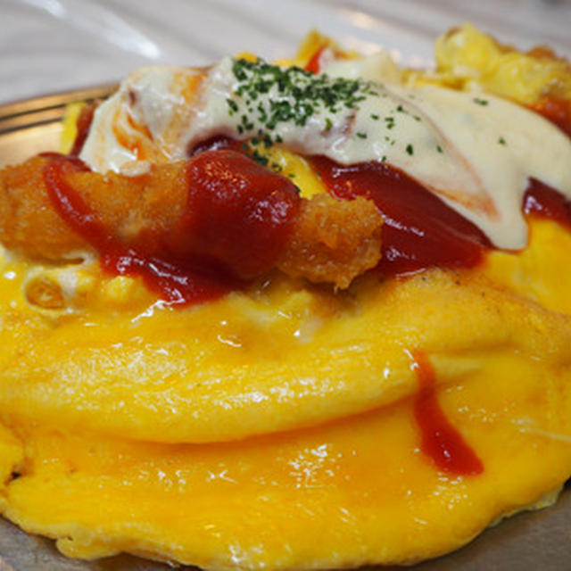 グリルオーツカ／テレビで紹介される金沢の老舗洋食店でハントンライス！