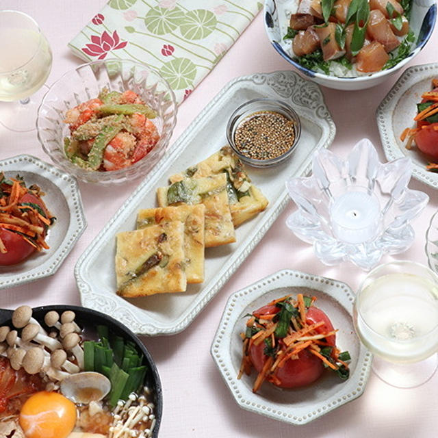 「九条ねぎとあさりのチヂミ」と韓国料理の日
