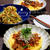 久々に和風ミートソースパスタ＆きゅうりとみょうがのサラダ／久々に染めました