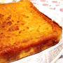 甘茶とおからのお砂糖なしバターケーキ。