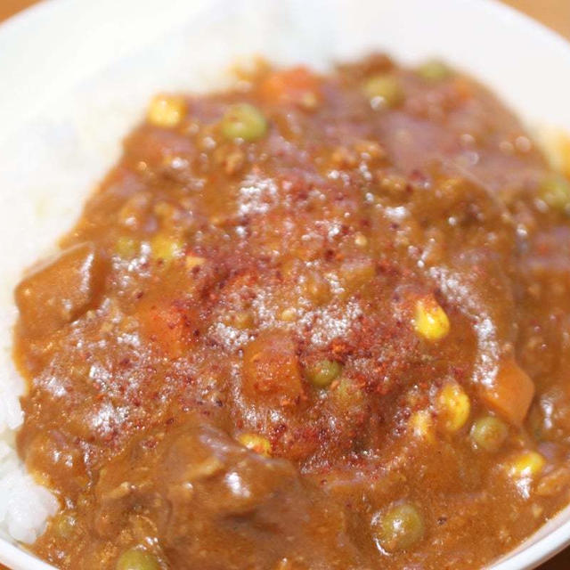またまたミートソースリメイクでカレー＼(^o^)／