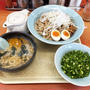 えび塩つけ麺 背脂変更多めで啜る 〜青ネギ・海苔5枚・LINEクーポン味付玉子・山岡家〜