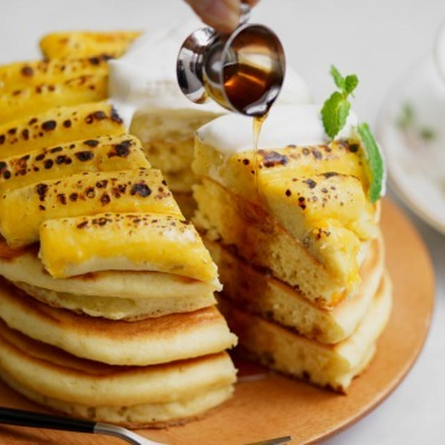 スイートポテトパンケーキのレシピ